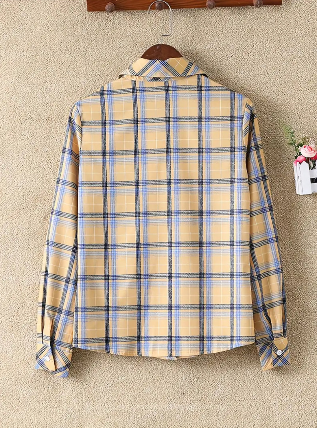 Casual Plaid Flannel Shirt